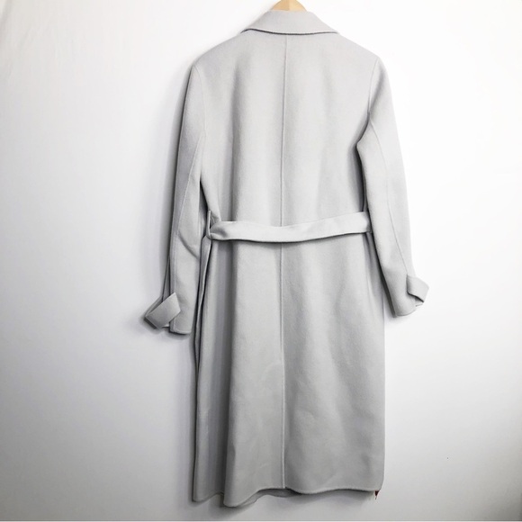 THEORY Stone Winsome wrap wool trenchcoat - Picture 10 of 14